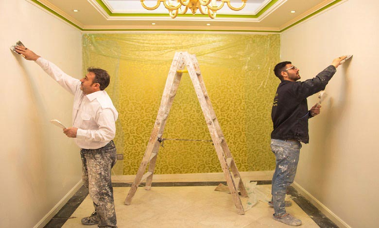 نقاشی ساختمان شمال تهران